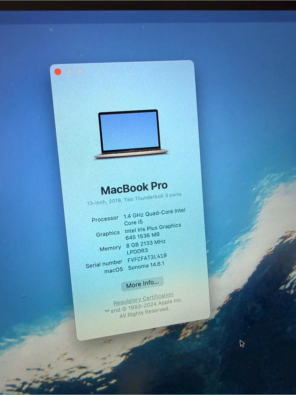Apple MacBook Pro 13.3” w/ Touch Bar in Space Gray